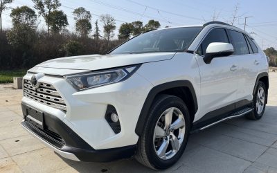 Общий стиль Toyota RAV4 2020 года, экспорт в Россию