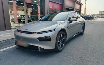 Экстерьер китайского подержанного автомобиля Xpeng P7 2022, седан, продажа, спецификации