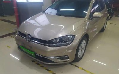 Used Volkswagen Golf 2019 hatchback, gasoline 2WD, exterior and interior review, price, and detailed specifications.