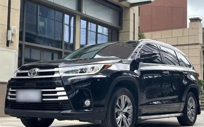 Complete overview of a 2021 Toyota Highlander SUV, a pre-sale used car with gasoline fuel, 4WD, specifications, and sale price.