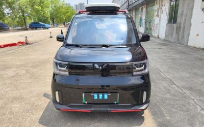 Exterior of a used Wuling Hongguang MINI EV 2022 from China, electric, 2WD, for sale with specs and price.