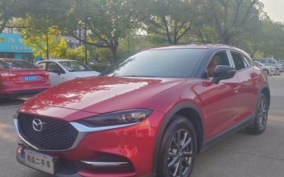 Exterior of a 2021 Mazda CX-4 SUV, used car, petrol, 4WD, buy with price and specifications.