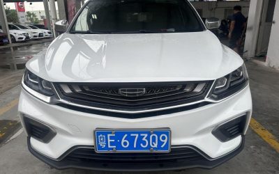 Китайский подержанный Geely Coolray 2019, внедорожник, бензин, 2WD, купить в Китае, обзор, спецификации, цена