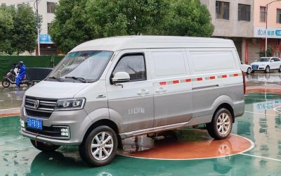 Китайский подержанный автомобиль Jinbei New Haise S 2019, минивэн, бензин, 2WD, интерьер, обзор, продажа, цена, Китай