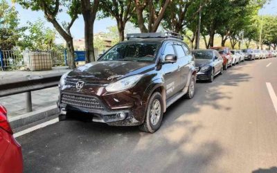 Китайский подержанный автомобиль Yusheng S350 2017, внедорожник, бензин, 4WD, интерьер, обзор, цена