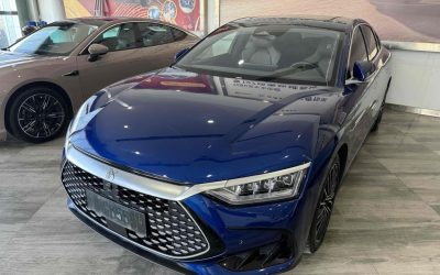 Интерьер BYD Han 2022 седан, китайский подержанный авто, электрический, 2WD, Китай, цена, обзор