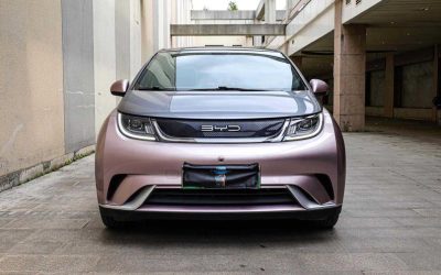 Экстерьер BYD Dolphin 2022 хэтчбек, китайский подержанный авто, электрический, 2WD, Китай, продажа