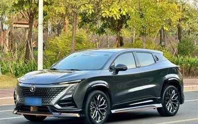 Подержанный автомобиль Changan UNI-T 2023, китайский кроссовер, тип топлива электрический, обзор и цена на продажу