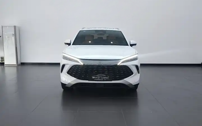 BYD Song L DM-i 2025 китайский подержанный авто внедорожник подключаемый гибрид 2WD обзор цена экстерьер
