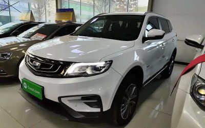 Китайский подержанный автомобиль Geely Boyue 2020, внедорожник, бензин, 2WD, интерьер, спецификации, цена, продажа, купить