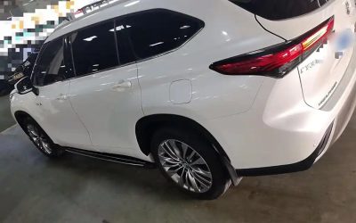 Toyota Highlander 2022 подержанный авто внедорожник бензин 4WD обзор цена экстерьер