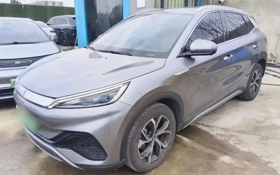 BYD Yuan PLUS 2022 китайский подержанный авто электрический внедорожник 2WD обзор цена экстерьер