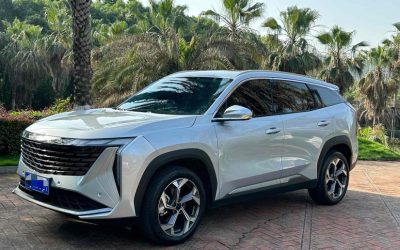 Интерьер предпродажного автомобиля Geely Boyue L 2023, внедорожник, бензин, 4WD, Китай, спецификации, цена