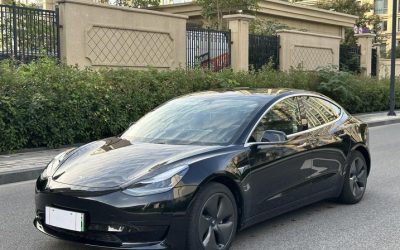 Interior of a Tesla Model 3 2021 used sedan, electric, 2WD - price, specs, and review for sale
