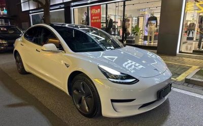 Tesla Model 3 2020, подержанный электрический седан, 2WD/4WD, экстерьер для продажи.