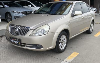 Боковой профиль подержанного седана Buick Excelle 2014, бензин, 2WD, в продаже с обзором.