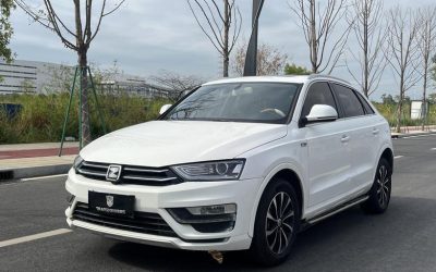 Полный вид Zotye SR7 2016, китайский подержанный внедорожник с бензином, 2WD, спецификации и цена для продажи.