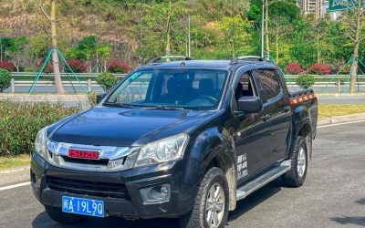 Динамичный вид экстерьера Isuzu Ruimai 2016, подержанного дизельного пикапа, полный привод, с характеристиками, ценой и дизайном для б/у авто.