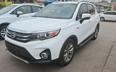 Подержанный Trumpchi GS3 2018, бензиновый внедорожник, 2WD, вид экстерьера на продажу с ценой, характеристиками, китайский подержанный автомобиль.