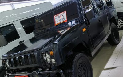 Передний экстерьер подержанного BAIC Warriors 2019, пикап, дизельный, 4WD, китайский подержанный автомобиль на продажу с ценой и характеристиками.