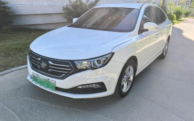 Полный вид седана Bestune B30EV 2019, китайский подержанный электрический авто, 2WD, обзор и цена.