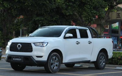Экстерьер б/у бензинового пикапа Great Wall POER 2022, 4WD, китайский авто, характеристики и цена.