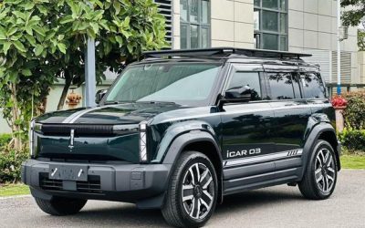 Полный экстерьер б/у Chery iCAR 03 2024 внедорожник, электрический, с ценой и обзорами в Китае.
