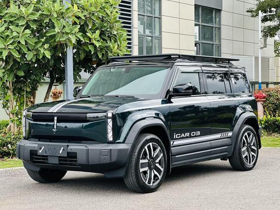 Полный экстерьер б/у Chery iCAR 03 2024 внедорожник, электрический, с ценой и обзорами в Китае.