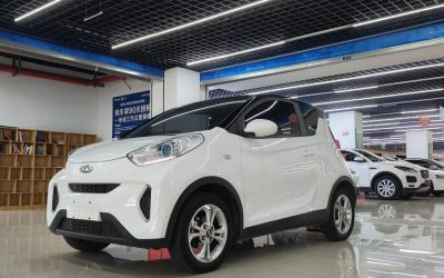 Экстерьер подержанного Chery EV Little Ant 2019, электрический хэтчбек, 2WD, на продажу в Китае, характеристики, цена и обзор.