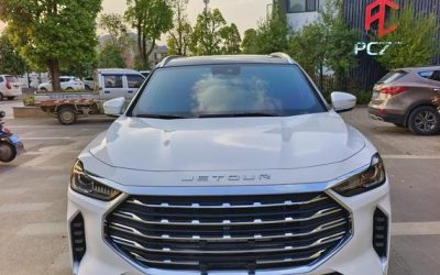 Экстерьер подержанного Jetour X70 PLUS 2021, SUV, 2WD, на продажу в Китае, характеристики, цена и обзор.