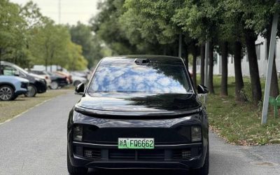 Экстерьер подержанного LI L9 2023, гибридный SUV, 4WD, на продажу в Китае, характеристики, цена и обзор.