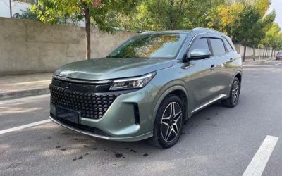 Обзор Landian E5 2024, китайский подержанный подключаемый гибрид внедорожник на продажу, с экстерьером, характеристиками и ценой.
