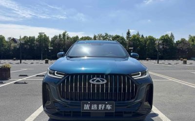Полный экстерьер Tiggo 7 PLUS EV 2023, электрического внедорожника, китайского подержанного автомобиля на продажу, с характеристиками, ценой и возможностью покупки в Китае.