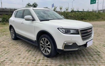 Передний экстерьер 2017 Haval H7, китайский б/у внедорожник на продажу, с бензиновым двигателем, 4WD, характеристиками и ценой в Китае.