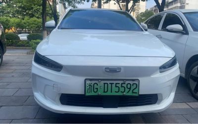 Подержанный Geely Geometry A 2023, седан, электрический, 2WD, в продаже в Китае, характеристики, цена, обзор, авто, китайский подержанный автомобиль.