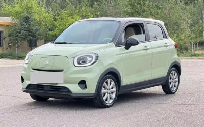 Общий вид Leapmotor T03 2022, хэтчбек, электрический, передний привод, подержанный автомобиль на продажу, Китай, цена, характеристики, вторичный автомобиль, авто