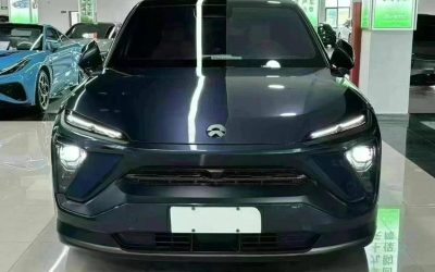Передний вид внедорожника NIO EC6 2022 года, автомобиль с пробегом на продажу в Китае, с характеристиками, ценой и обзором, электрический, 4WD.