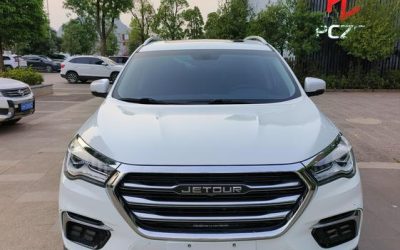 Передний вид Jetour X90 2022, китайский подержанный внедорожник, бензин, 2WD, на продажу в Китае, цена и характеристики.