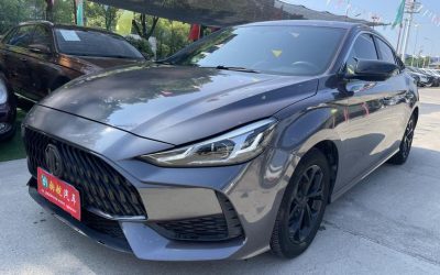 Общий вид подержанного седана MG 5 2021, рынок б/у автомобилей Китая, бензин, передний привод, технические характеристики, цена и обзор.