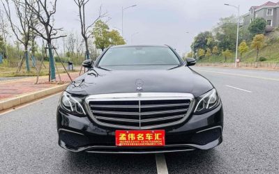 Полный экстерьер подержанного седана Mercedes-Benz E-Class 2018, китайский подержанный автомобиль на продажу, изучите характеристики, цену, бензин, 2WD.
