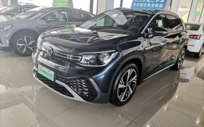 Экстерьер подержанного электрического внедорожника Volkswagen ID 2023 года, авто на продажу, электрическое топливо, 2WD, с характеристиками и ценой.