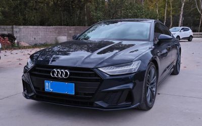Передний экстерьер подержанного седана Audi A7 2022, китайский б/у автомобиль, бензин, 4WD, купите с ценой и обзором.