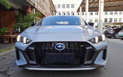 Общий вид GAC Trumpchi EMPOW 2023, подержанный автомобиль на продажу в Китае, демонстрирующий экстерьер, характеристики и цену для покупателей седанов.