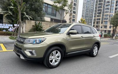 Полный вид б/у 2016 Changan CS75 внедорожника, бензин, 4WD, на продажу с ценой на рынке подержанных авто в Китае.