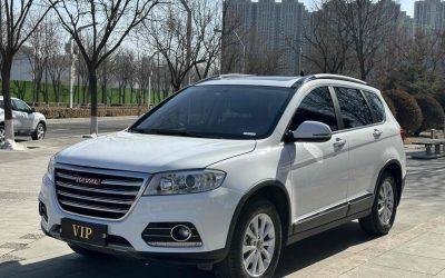 Полный вид б/у 2019 Haval H6 внедорожника, бензин, 2WD, на продажу с ценой на рынке подержанных авто в Китае.
