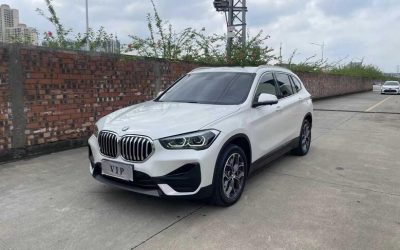 Вид экстерьера BMW X1 2021, бензиновый внедорожник, подержанный автомобиль на продажу в Китае, характеристики и цена