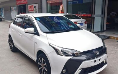 Вид экстерьера Toyota YARiS L 2018, бензиновый седан, подержанный автомобиль на продажу в Китае, характеристики и цена