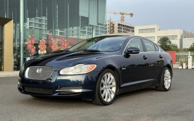 Вид экстерьера Jaguar XF 2010, бензиновый седан, подержанный автомобиль на продажу в Китае, характеристики и цена