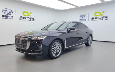 Передний экстерьер б/у 2021 Hongqi H9 седан, китайский подержанный авто, бензиновый, 2WD, на продажу в Китае, с характеристиками, ценой и обзором.