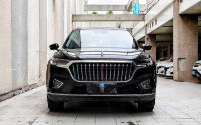 Передний экстерьер б/у 2021 Hongqi HS5 внедорожник, китайский подержанный авто, бензиновый, 2WD/4WD, на продажу в Китае, с характеристиками, ценой и обзором.